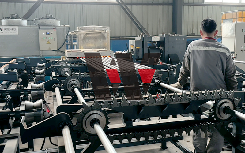 Mechanical End Flattening Production Line